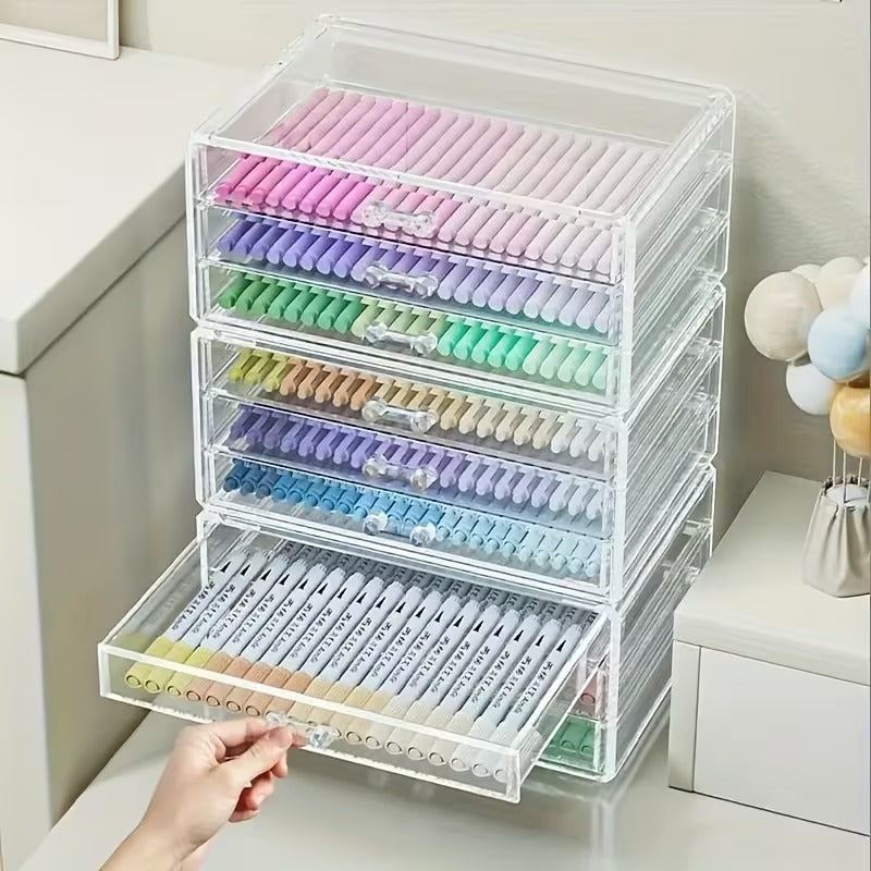 Large Capacity Acrylic Pen Holder