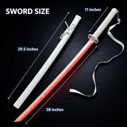 Luminous Phantom Katana – 8-Color LED Mist Blade
