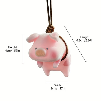 Cute Pig Car Pendant