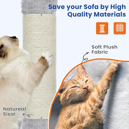 Cat Tree 82 in Multi-Level Cat Tower for Indoor Cats
