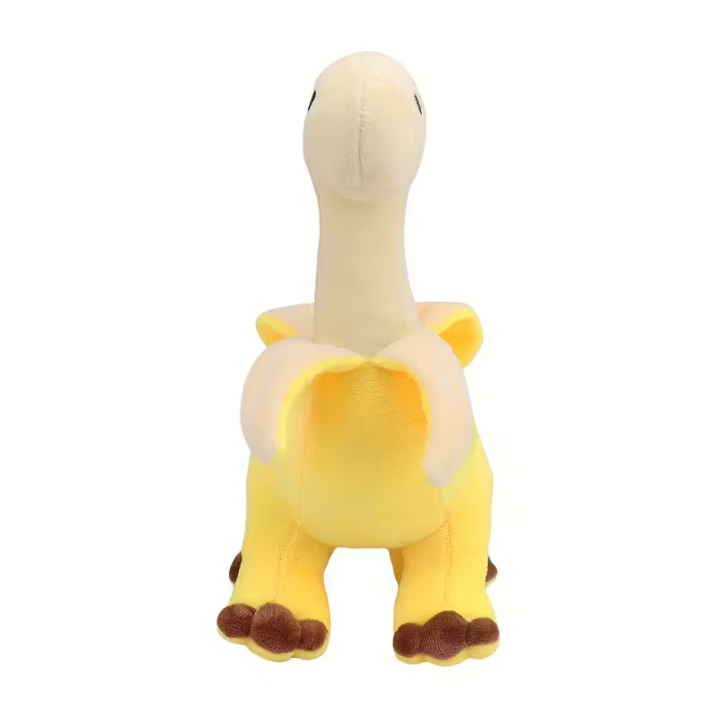 Peeled Banana Brontosaurus Plush Toy
