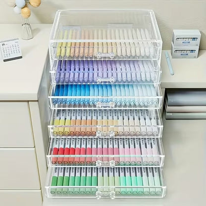 Large Capacity Acrylic Pen Holder
