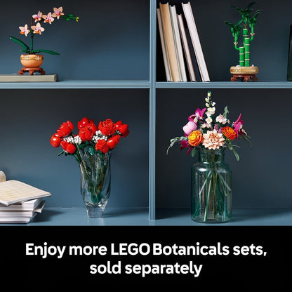 LEGO Botanicals Pretty Pink Flower Bouquet Building Set