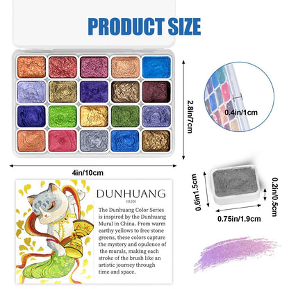 SONAMY Mini Glitter Watercolor Paint Set