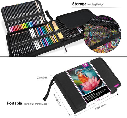 SONAMY 136 PCS Drawing & Sketching Set