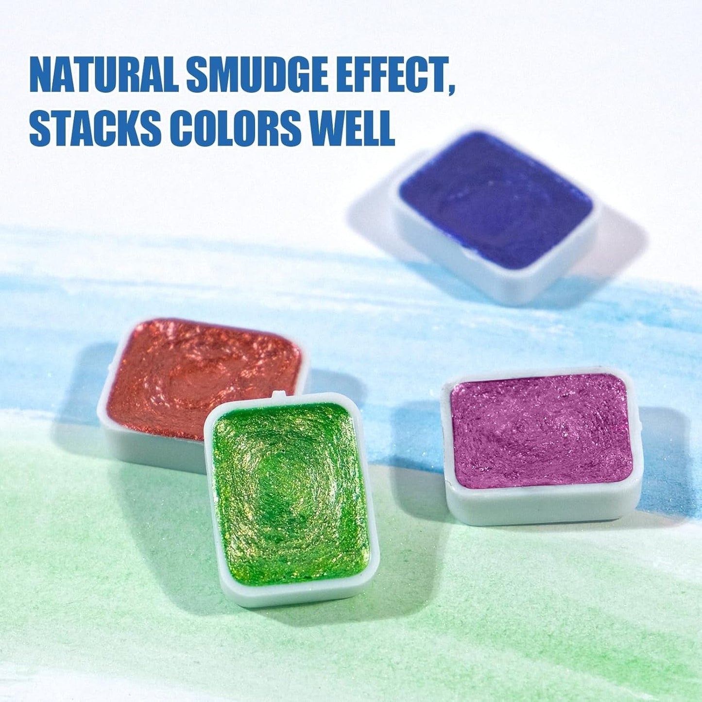 SONAMY Mini Glitter Watercolor Paint Set