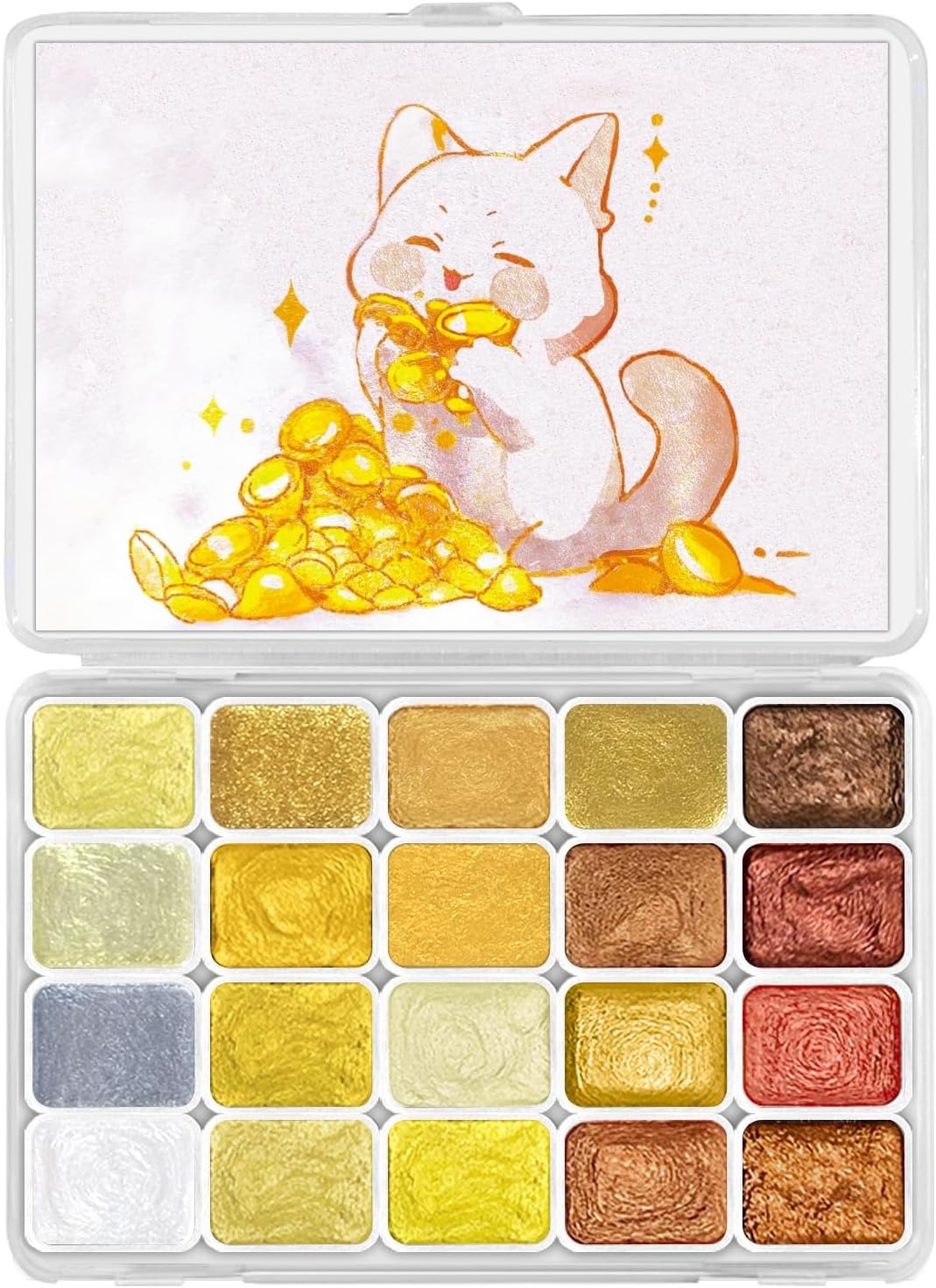 SONAMY Mini Glitter Watercolor Paint Set