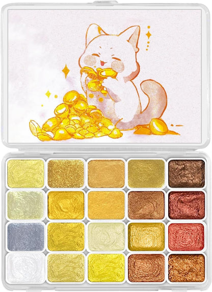 SONAMY Mini Glitter Watercolor Paint Set